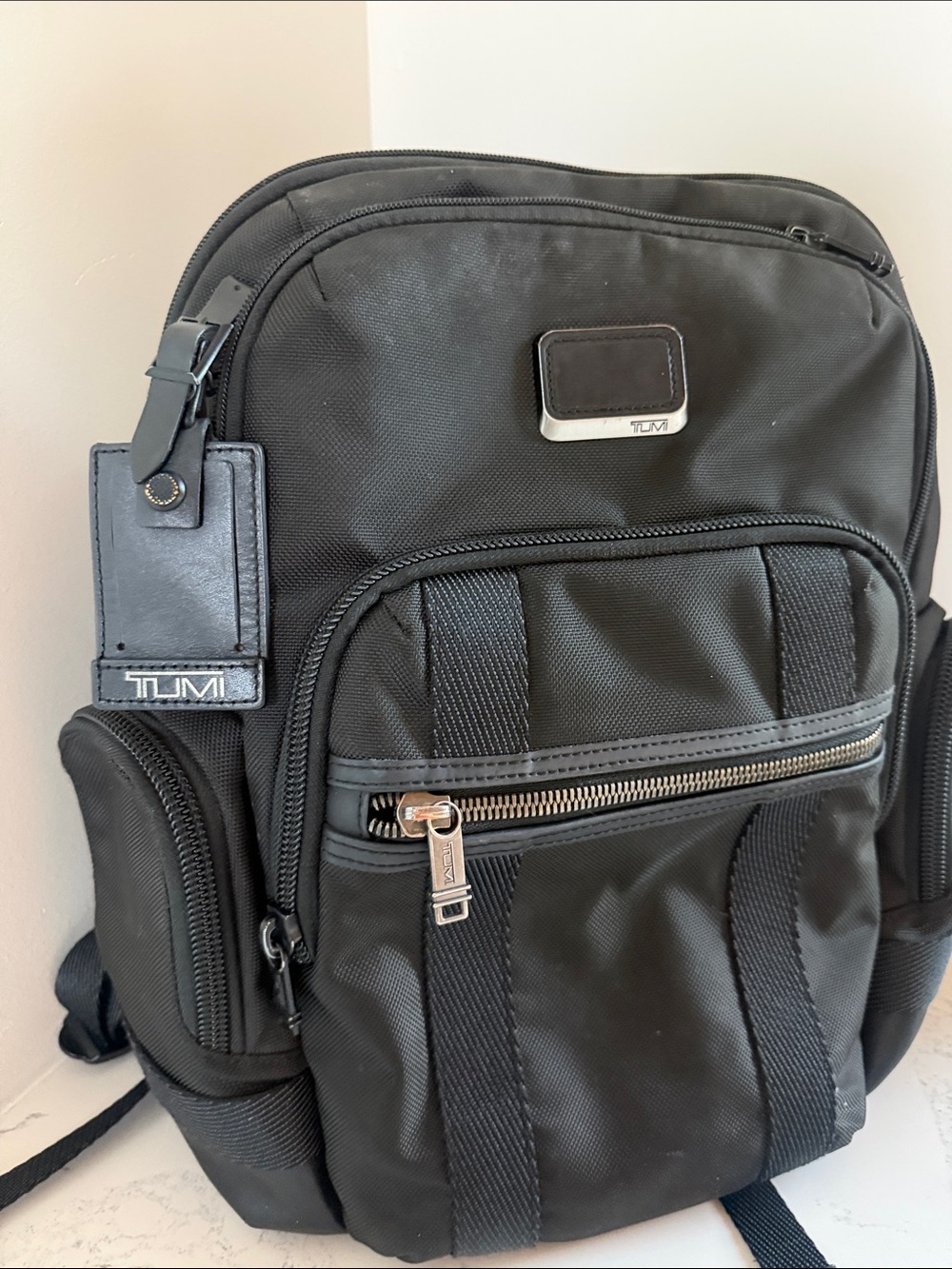 Tumi Alpha Bravo Nathan Backpack Business Laptop Bag in Black Color - Picture 4 of 16